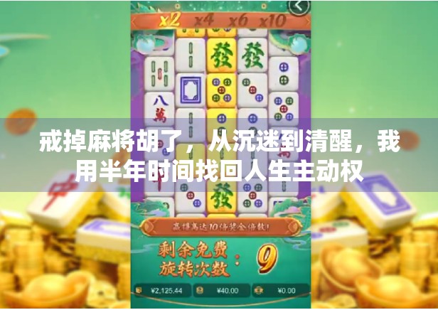 戒掉麻将胡了，从沉迷到清醒，我用半年时间找回人生主动权